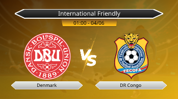 International Friendly - Denmark vs DR Congo