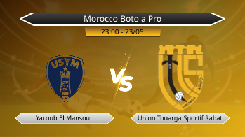 Morocco Botola Pro Yacoub El Mansour VS Union Touarga Sportif Rabat