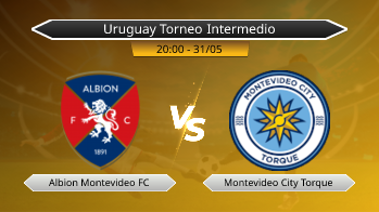 Uruguay Torneo Intermedio Albion Montevideo FC VS Montevideo City Torque