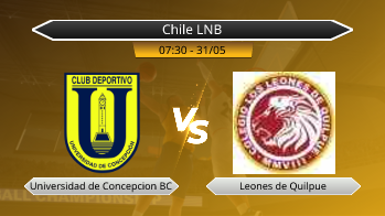 Chile LNB Universidad de Concepcion BC VS Leones de Quilpue