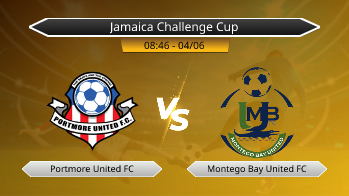 Jamaica Challenge Cup Portmore United FC VS Montego Bay United FC