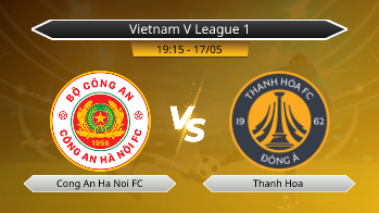 Vietnam V League 1 - Cong An Ha Noi FC vs Thanh Hoa