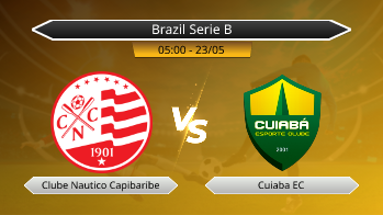 Brazil Serie B Clube Nautico Capibaribe VS Cuiaba EC
