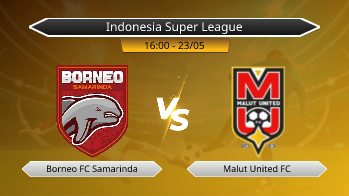 Indonesia Super League Borneo FC Samarinda VS Malut United FC