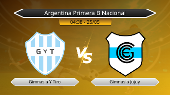 Argentina Primera B Nacional Gimnasia Y Tiro VS Gimnasia Jujuy