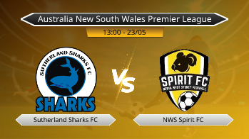 Australia New South Wales Premier League Sutherland Sharks FC VS NWS Spirit FC