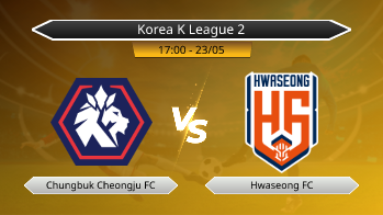 Korea K League 2 Chungbuk Cheongju FC VS Hwaseong FC