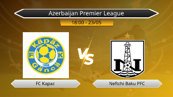 Azerbaijan Premier League FC Kapaz VS Neftchi Baku PFC