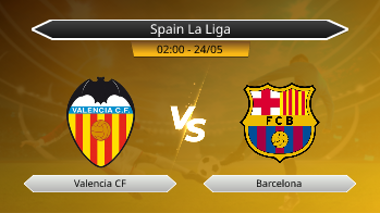 Spain La Liga - Valencia CF vs Barcelona