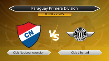 Paraguay Primera Division Club Nacional Asuncion VS Club Libertad