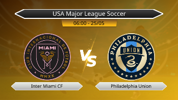USA Major League Soccer - Inter Miami CF vs Philadelphia Union