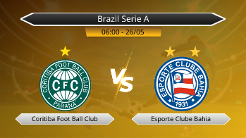 Brazil Serie A Coritiba Foot Ball Club VS Esporte Clube Bahia