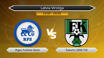 Latvia Virsliga Rigas Futbola Skola VS Tukums 2000 TSS