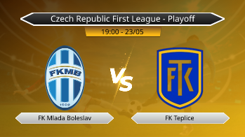 Czech Republic First League - Playoff FK Mlada Boleslav VS FK Teplice