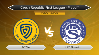 Czech Republic First League - Playoff FC Zlin VS 1. FC Slovacko
