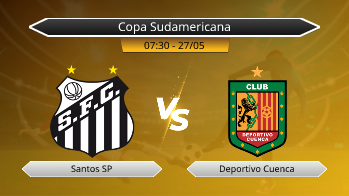 Copa Sudamericana - Santos SP vs Deportivo Cuenca