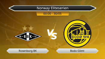 Norway Eliteserien Rosenborg BK VS Bodo Glimt