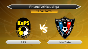 Finland Veikkausliiga - KuPS vs Inter Turku
