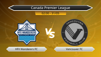 Canada Premier League HFX Wanderers FC VS Vancouver FC