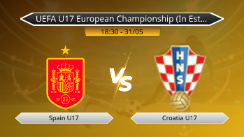UEFA U17 European Championship (In Estonia) Spain U17 VS Croatia U17
