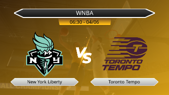 WNBA New York Liberty VS Toronto Tempo