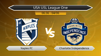 USA USL League One Naples FC VS Charlotte Independence